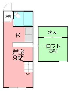 1Kの間取り画像