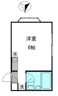 サニーフラット秋山【2階】の間取り
