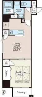 フレール大塚【6階】の間取り