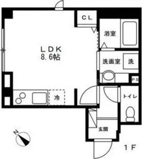 Cerisier Terrasse播磨坂【1階】の間取り