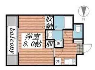 アブニール小田原【3階】の間取り