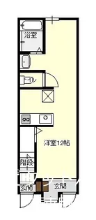 lux船越【1階】の間取り