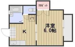 エステート新保B棟【2階】の間取り