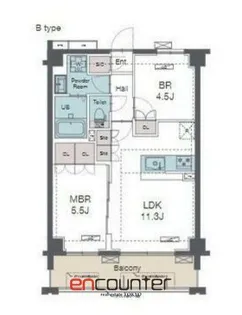 ラグゼナ和光【3階】の間取り