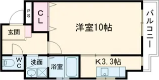 クリーク島瀬【7階】の間取り