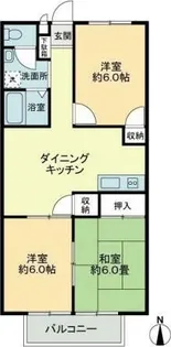 フォブール上里【2階】の間取り