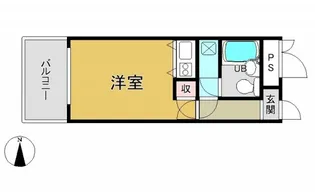 朝日プラザ岡山中山下【3階】の間取り