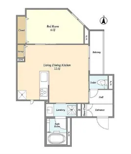 リブラ北千住【2階】の間取り