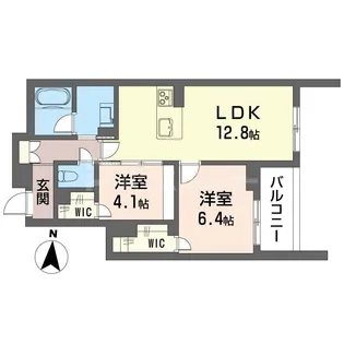 THE SENSE【1階】の間取り