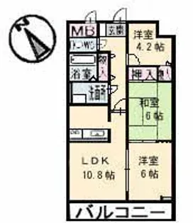 HOMAT2000【5階】の間取り