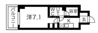 1Kの間取り画像