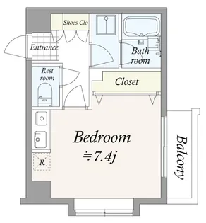 クオーレ目白台【5階】の間取り