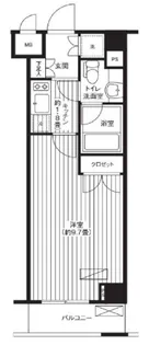 東京都新宿区新宿7【マンション】の間取り
