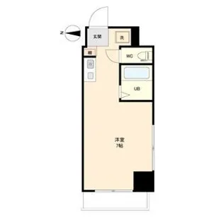 アソルティ東二番丁レジデンス【2階】の間取り