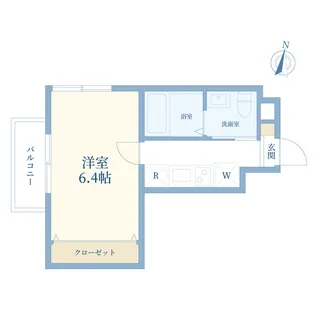 アノンテラス王禅寺西【1階】の間取り