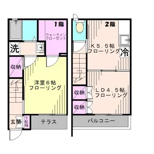 カーサ藤崎の間取り