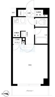 ルーブル高田馬場参番館【2階】の間取り