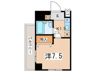 パレドール伊勢佐木町南II【6階】の間取り