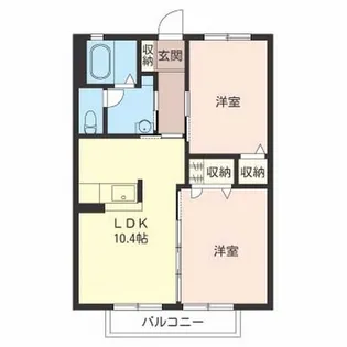 ビオ・ガーデン【2階】の間取り