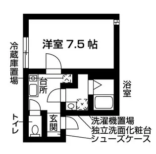Belle Court Miyama【2階】の間取り
