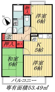 サニーコート田辺【1階】の間取り