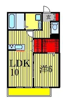 メゾンGM【2階】の間取り