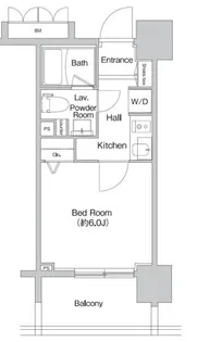 プライムアーバン神楽坂【3階】の間取り