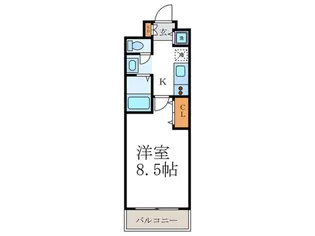 CASA GRAN洛西【4階】の間取り