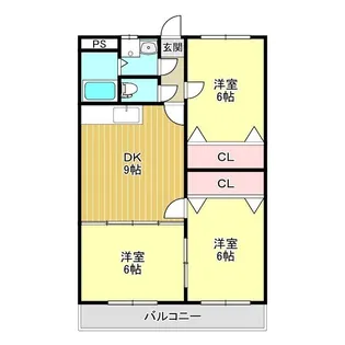 サンモール山下【2階】の間取り