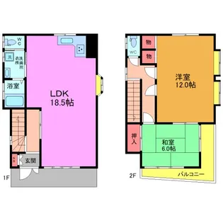 千葉県市川市曽谷7【一戸建】の間取り