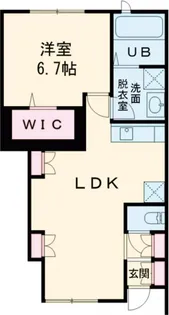 ユーソニアン・安政町A【1階】の間取り