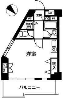 ブランシェ池袋【5階】の間取り