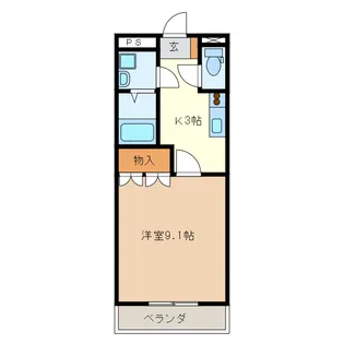 三重県津市藤方【マンション】の間取り