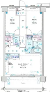 GENOVIA隅田川east skygarden【1階】の間取り