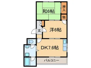 シャイン3【3階】の間取り
