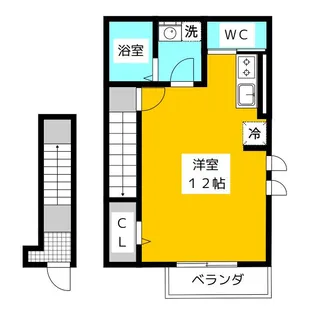 ヴィエンナ【2階】の間取り