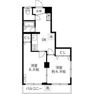 日新マンション【3階】の間取り
