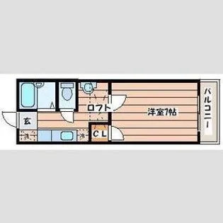 グリーンヴィラ仙台【1階】の間取り