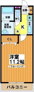 大原KYハイツIII【3階】の間取り