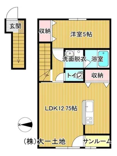 薬師B【2階】の間取り