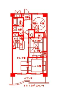 ルネス・パルル【3階】の間取り