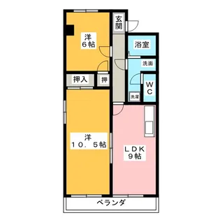 豊田ビル伊勢スカイマンション【3階】の間取り