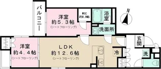 ヴェルデ三軒茶屋【3階】の間取り