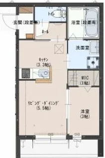グランドゥール壱町田【2階】の間取り