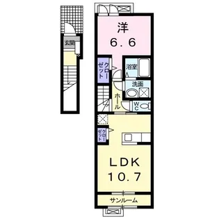 インフィニティ・K【2階】の間取り