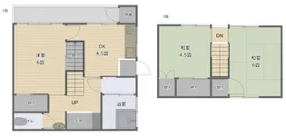 水神町青山ハイツ【1階】の間取り