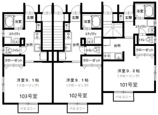 ストーリオ【1階】の間取り