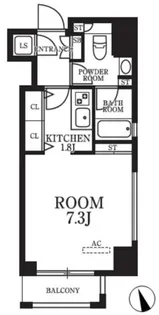 ヴァルトパーク南大井【1階】の間取り