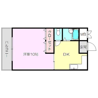 メゾンササキ【4階】の間取り