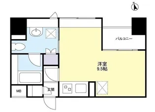 グランカーサ新宿御苑【6階】の間取り